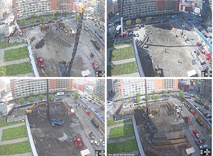 南京栖霞区工地实时监控画面